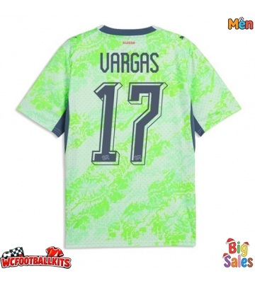 Switzerland Ruben Vargas #17 Replica Away Stadium Shirt World Cup 2026 Short Sleeve